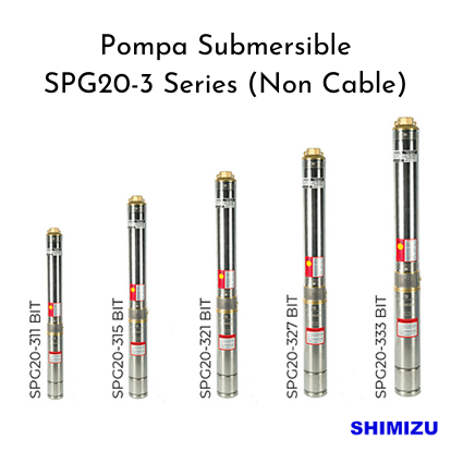 Kelebihan Submersible SPG20-3 Series (Non Cable)