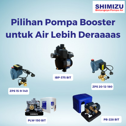 Pilihan Pompa Booster dari SHIMIZU Indonesia!